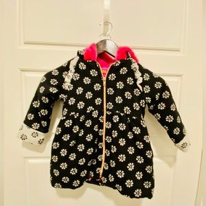 Warm hooded girls coat sz 3T